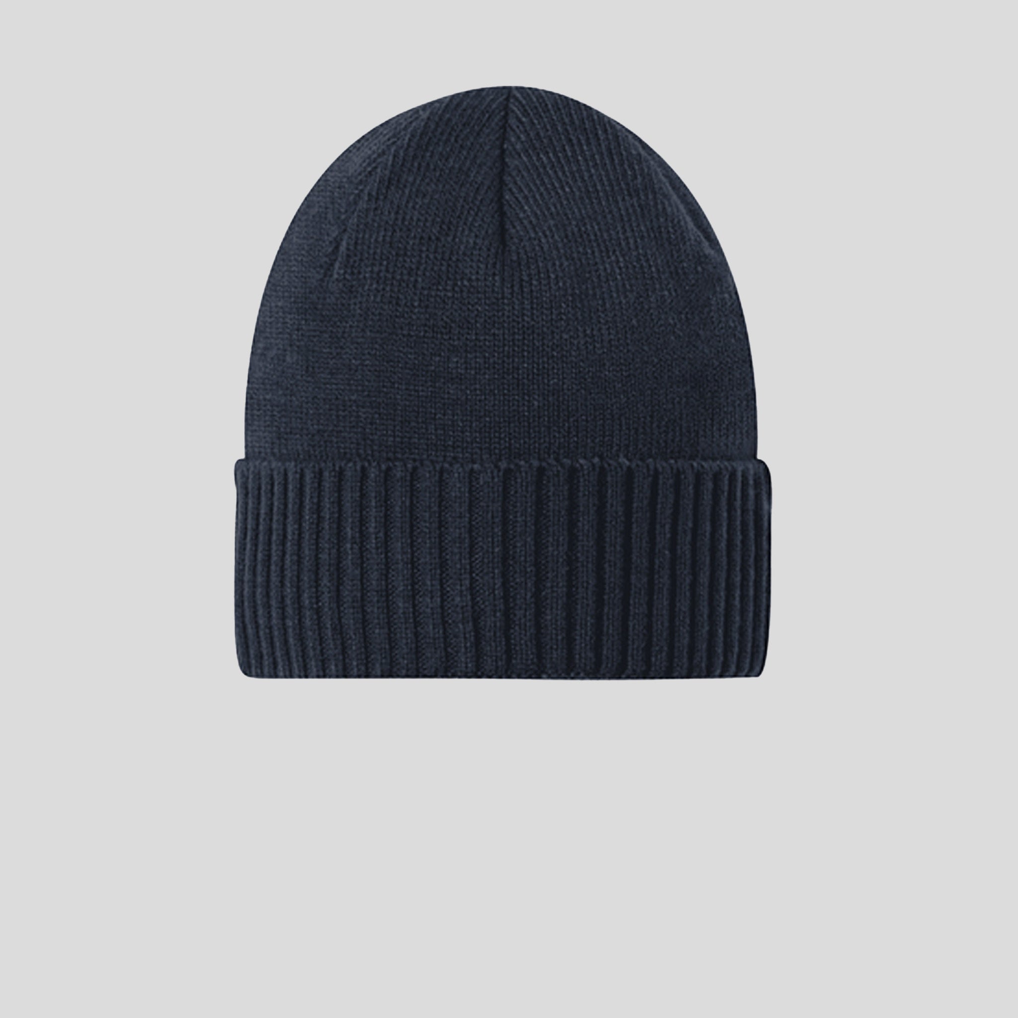 Rib Knit Cuff Beanie | River Blue Navy
