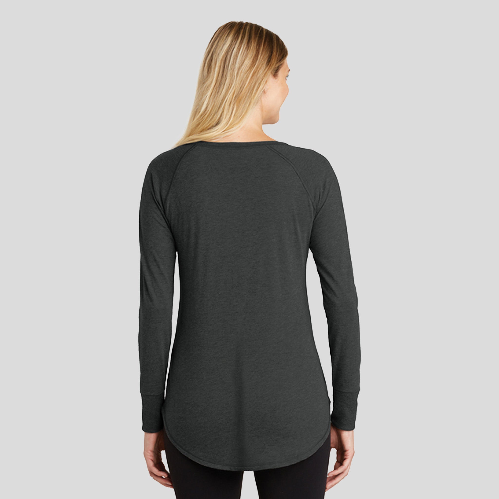 Womenโs Perfect Tri ยฎ Long Sleeve Tunic Tee | Black Frost