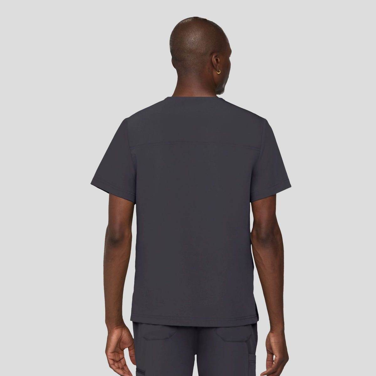 Tempo Men's 3 Pocket V-Neck Top | Pewter