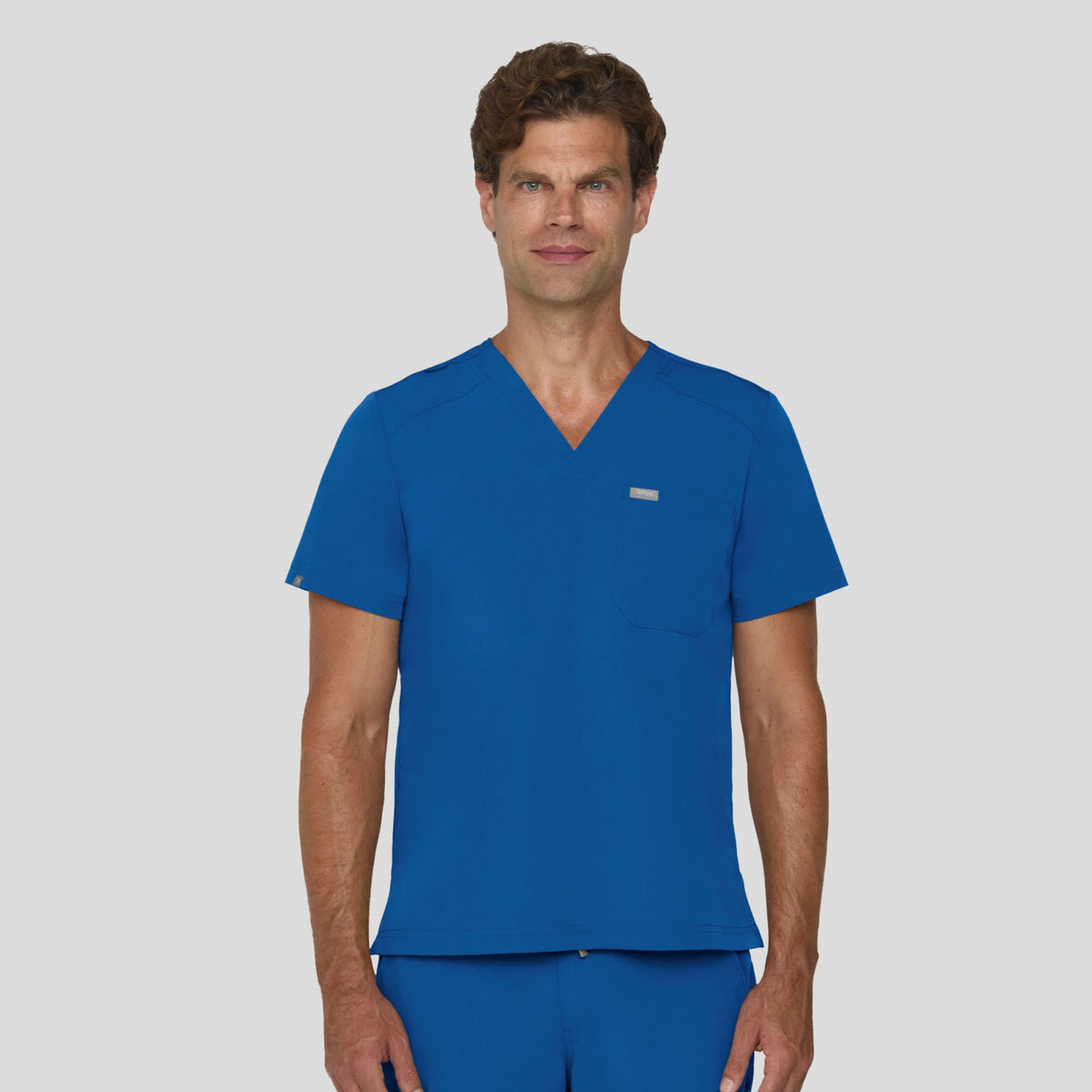 Tempo Men's 1 Pocket V-Neck Top | Royal
