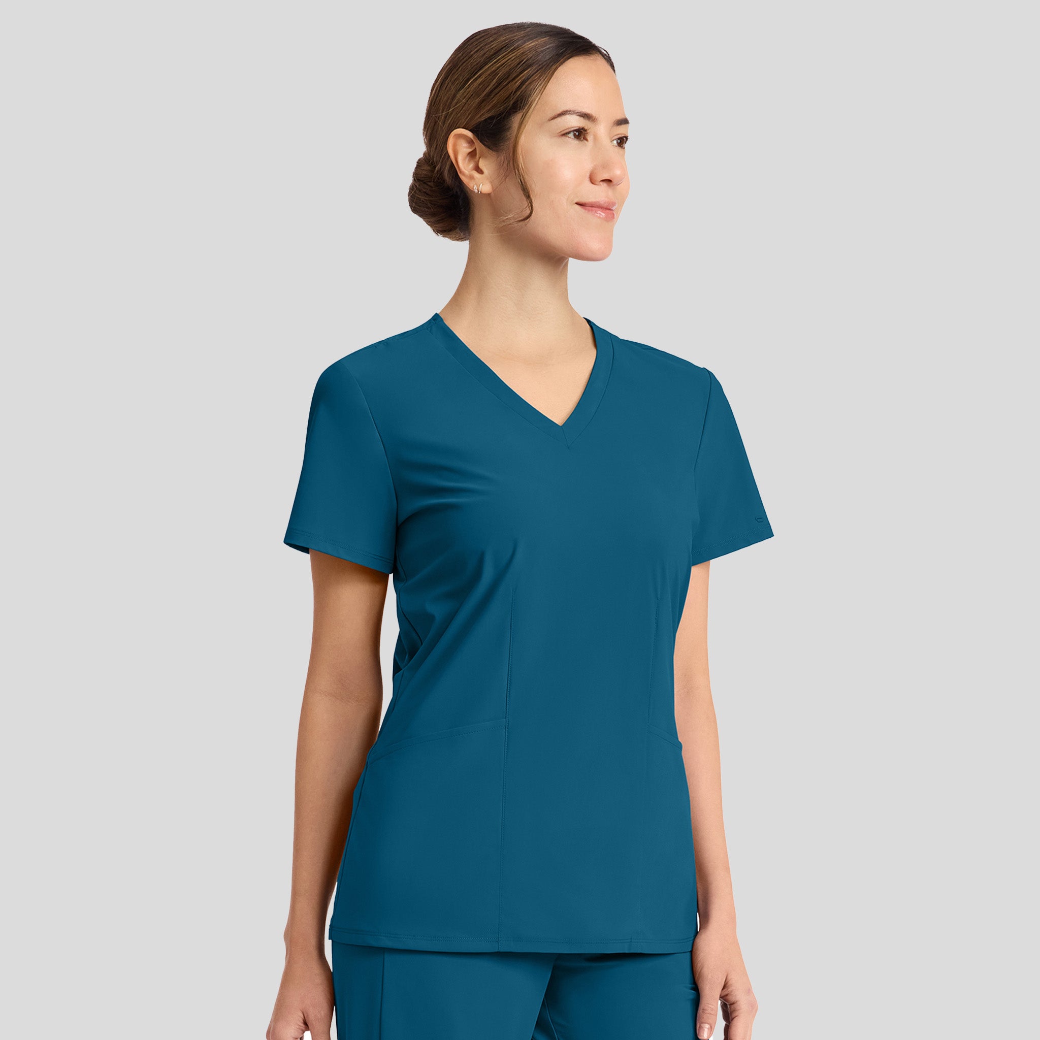 Infinity Pursuit V-Neck Top | Caribbean