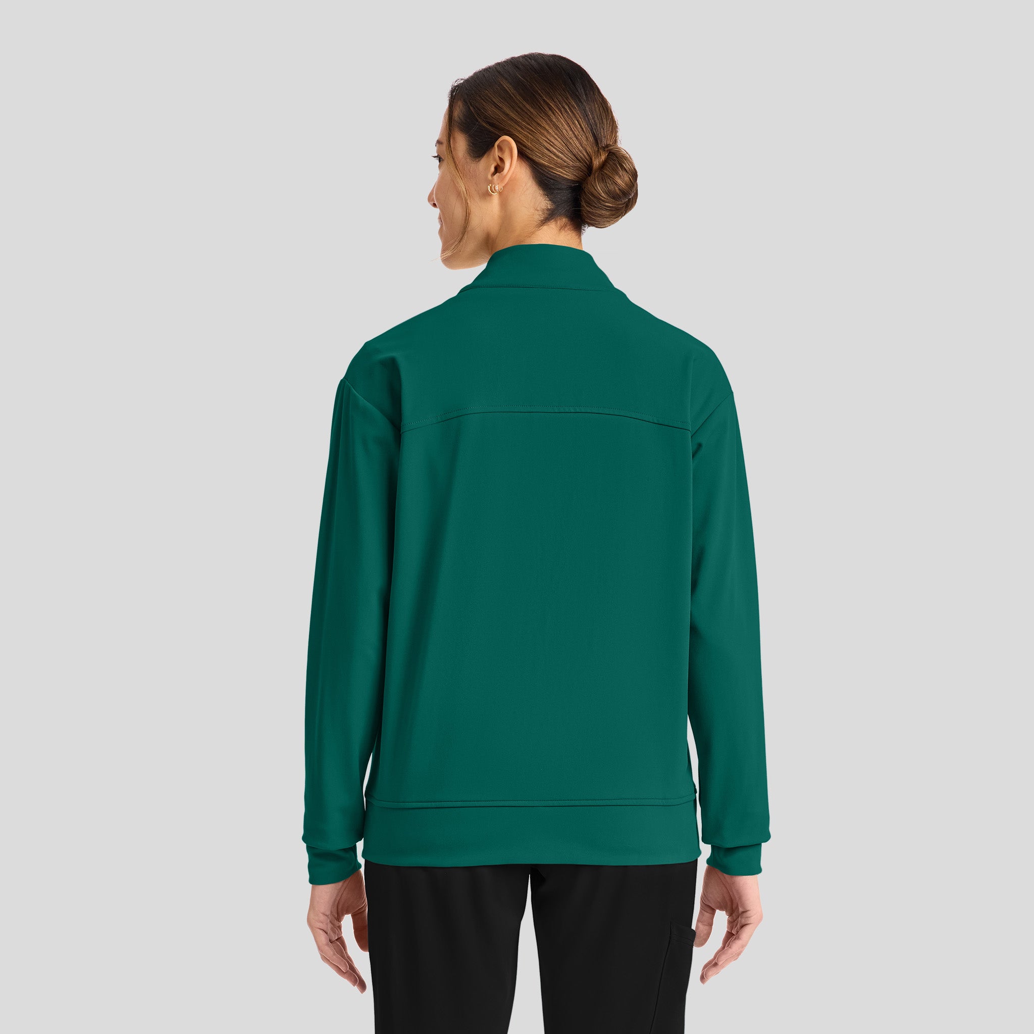 Achieve Warm-Up Scrub Jacket | Hunter