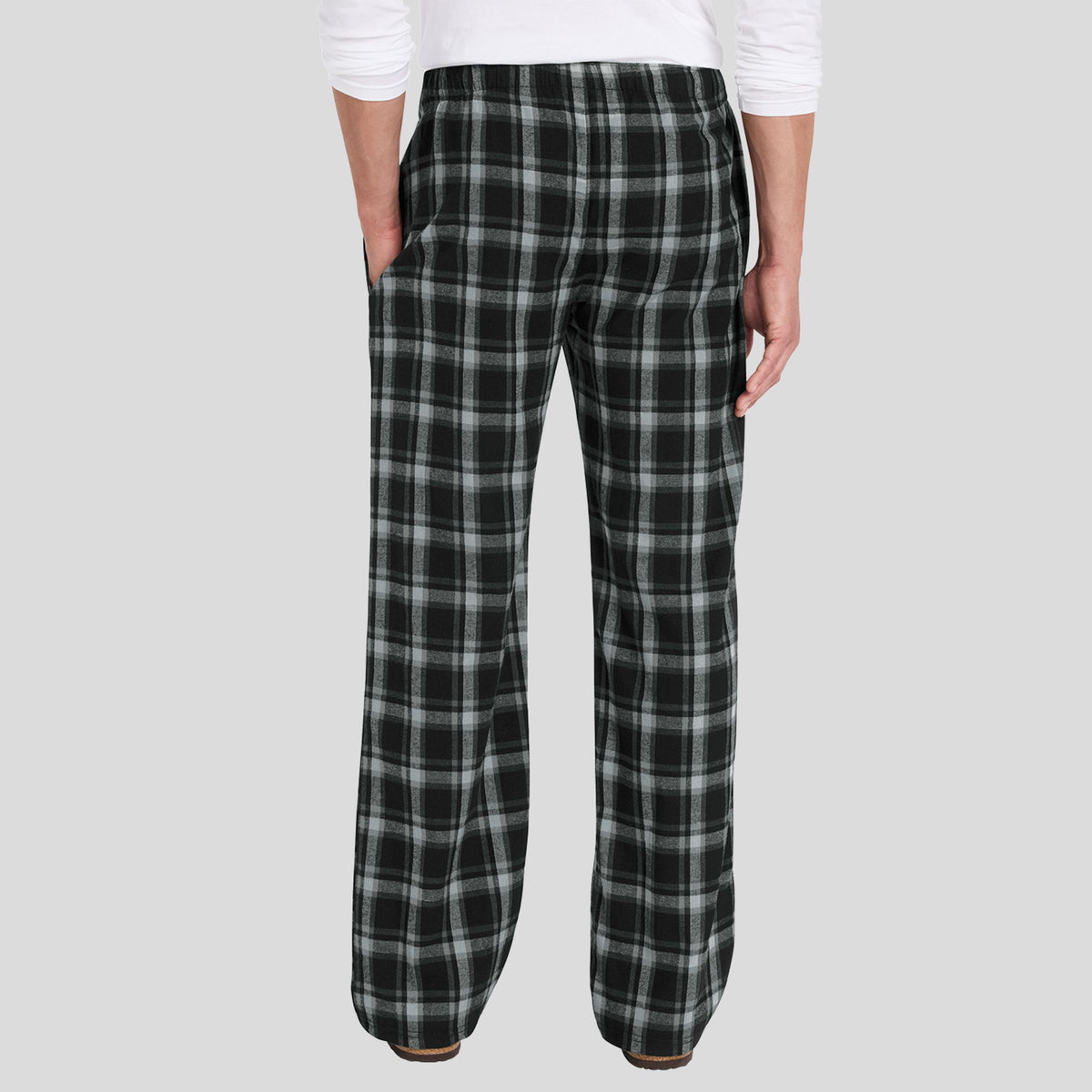 Flannel Pocket Pant | Black/Grey Dress Plaid