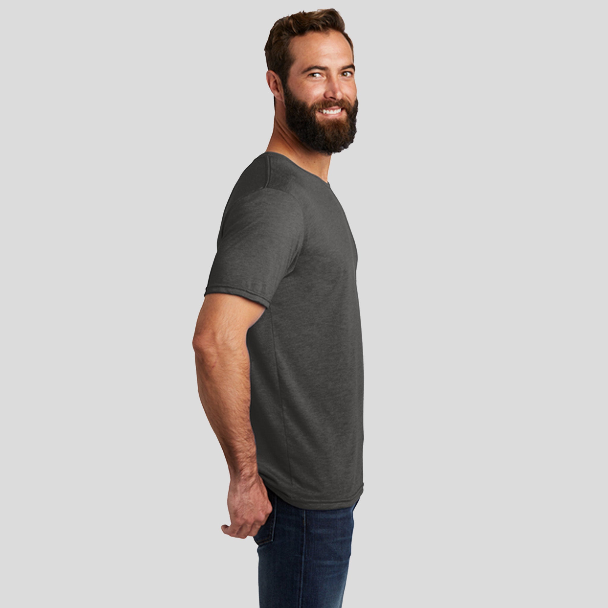 Unisex Tri-Blend Tee | Space Black