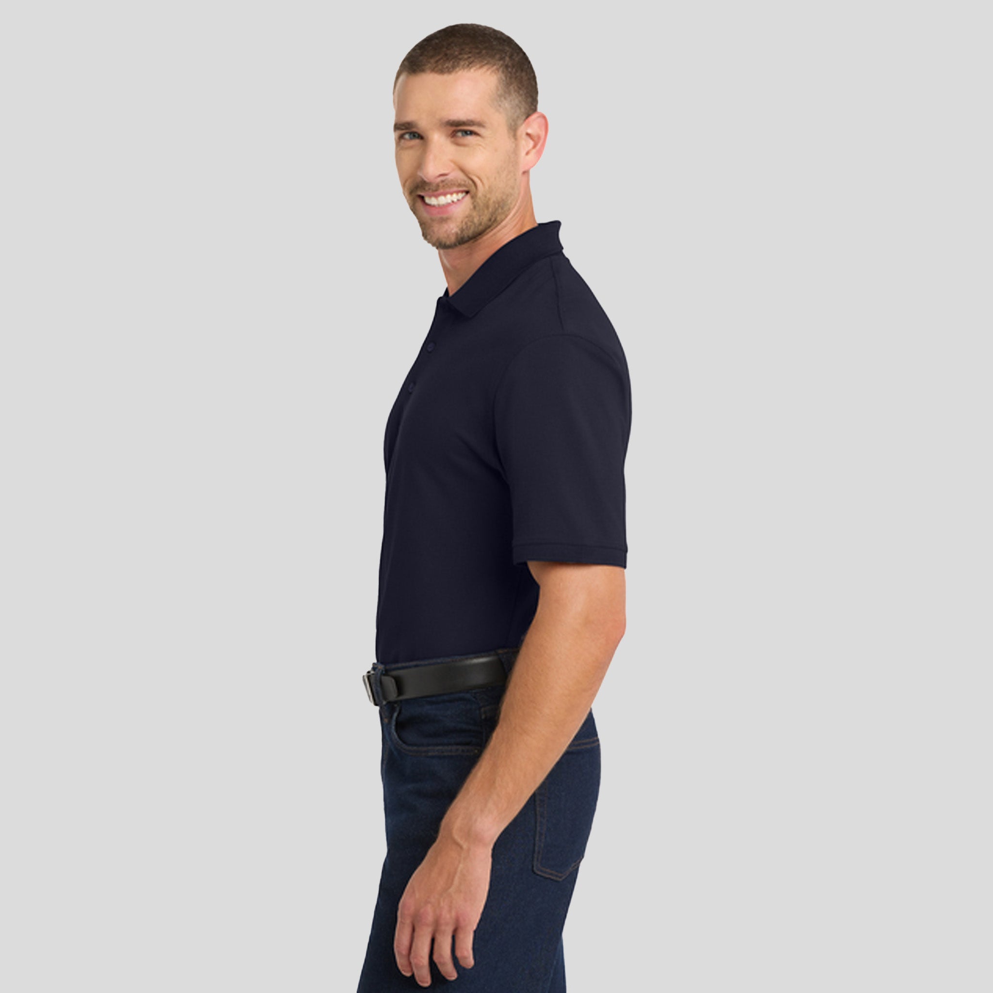 Tall EZCotton® Polo | Navy